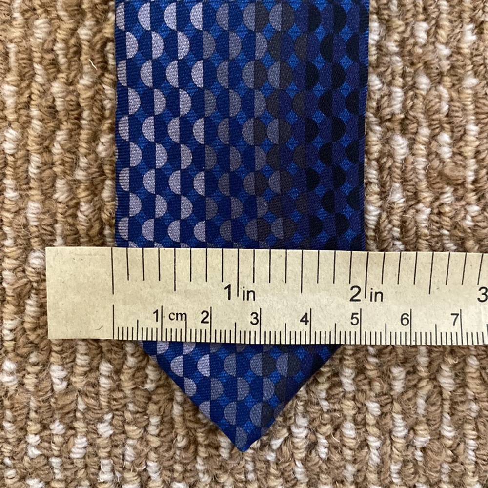 Prada / Men’s Slim Tie / Blue Black Gray / OS - Picture 8 of 8